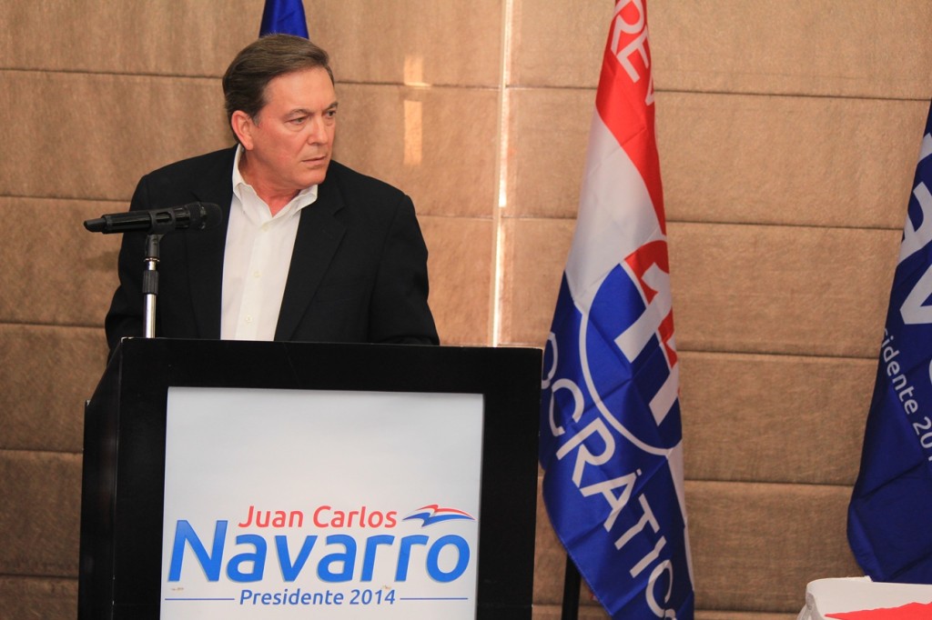Juan Carlos Navarro y Laurentino Cortizo