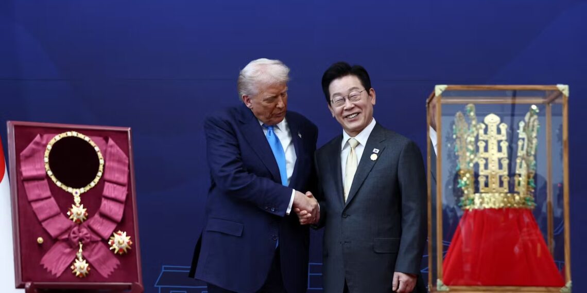 Donald Trump y Lee Jae-Myung (Corea del Sur)