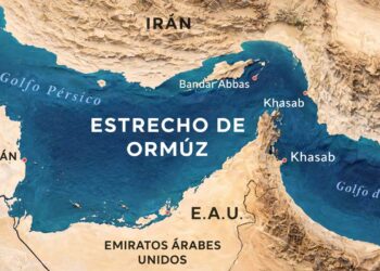 Mapa del Estrecho de Ormuz - Tu Política