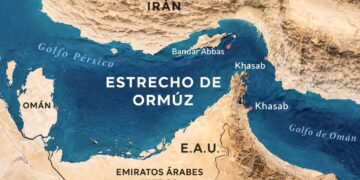 Mapa del Estrecho de Ormuz - Tu Política